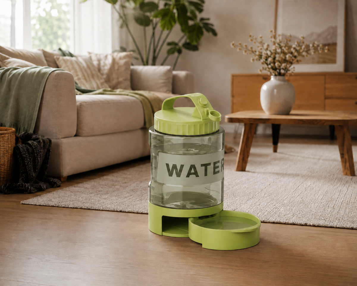 HydraPet™ 2-in-1 Portable Water Bottle & Bowl | 2.27L Leak-Proof Design
