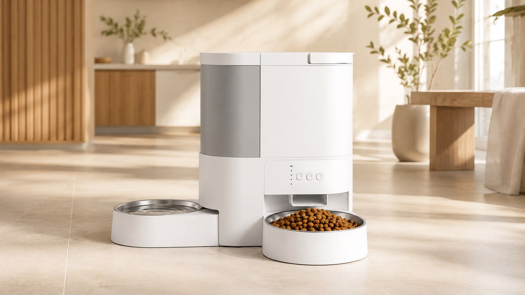 SmartPet™ 2-in-1 Automatic Pet Feeder & Water Dispenser | WiFi App Control