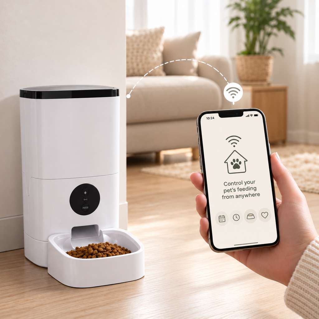 SmartPet™ 6L Automatic Pet Feeder with HD Camera & App Control