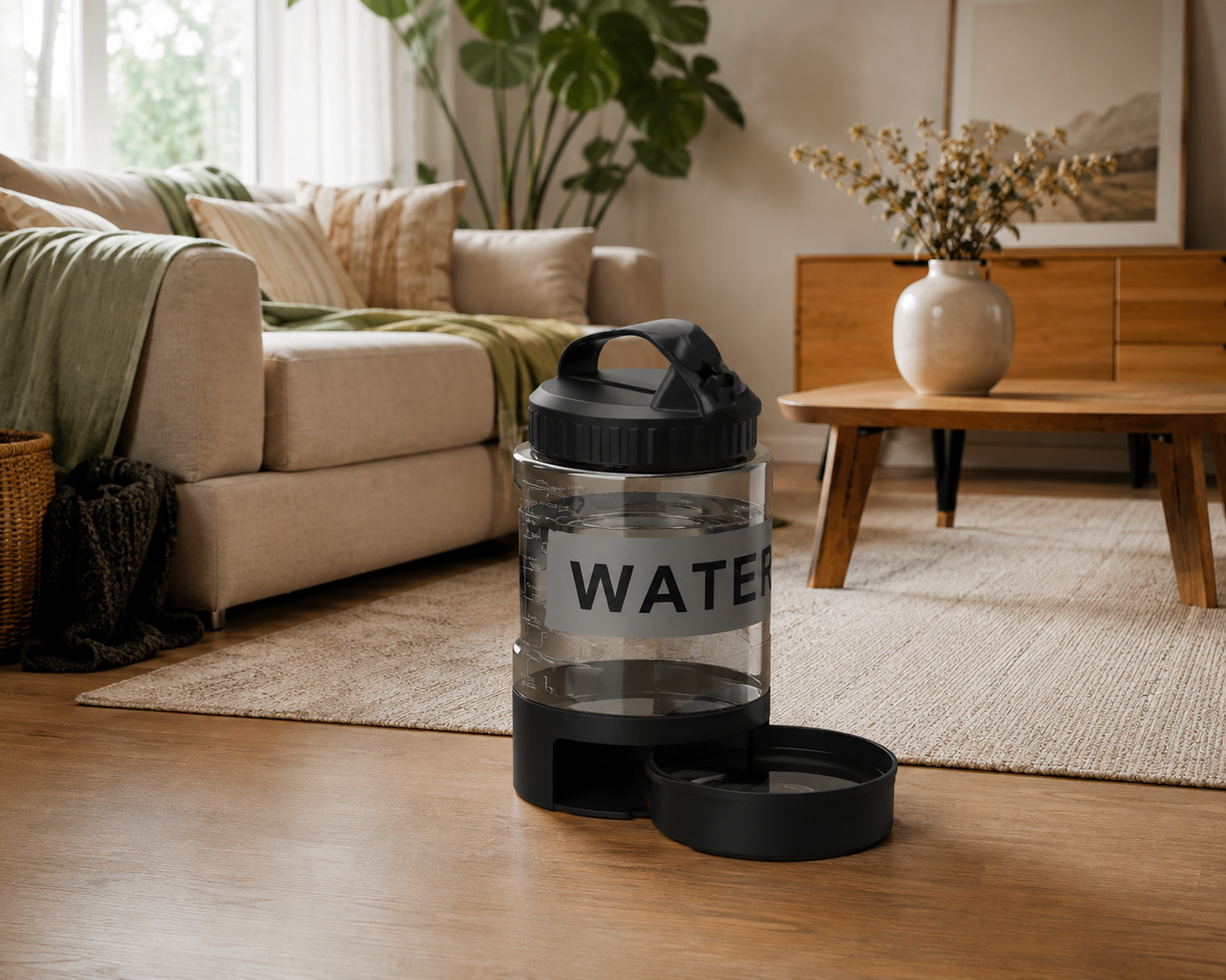 HydraPet™ 2-in-1 Portable Water Bottle & Bowl | 2.27L Leak-Proof Design